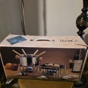 Bianca Stainless Steel Fondue Set